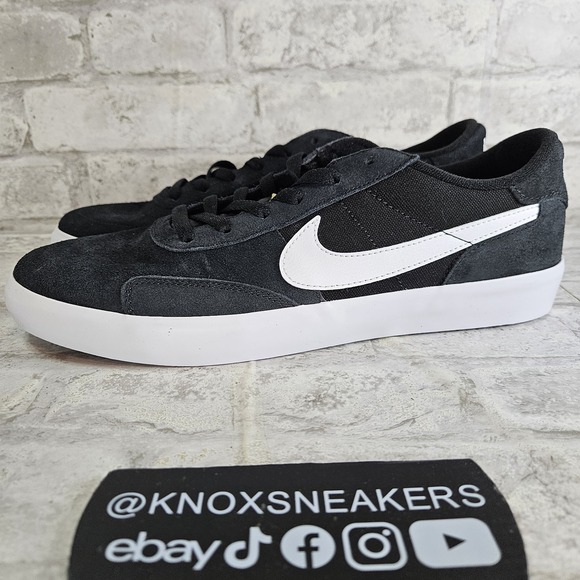 Nike SB Heritage Vulc Black White Skate Sneaker CD5010-003 Men\'s Size 11.5 main image 6